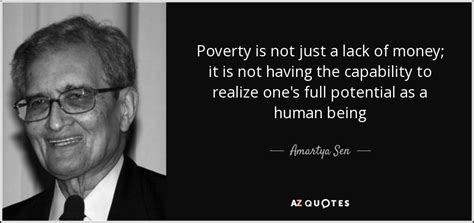 poverty definition amartya sen
